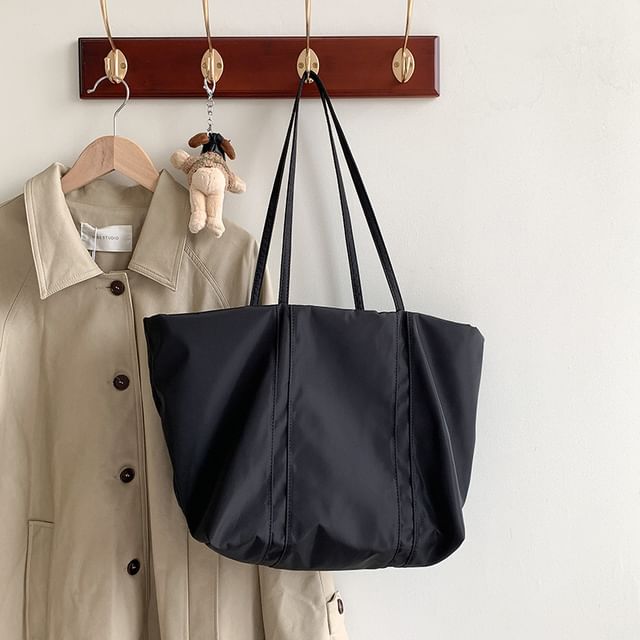 Nylon Tote Bag Plain