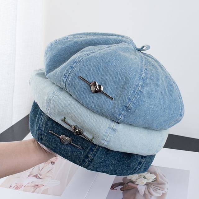 Denim Beret Washed