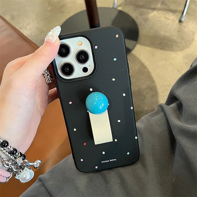 Strap Finger Dotted Case Phone