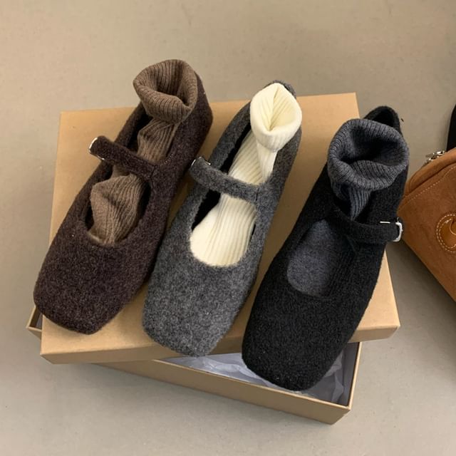 Flats Jane Square-Toe Mary