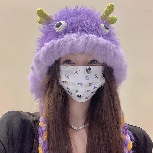 Beanie Fluffy Cartoon Animal