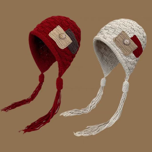 Color Beanie Tassel Block