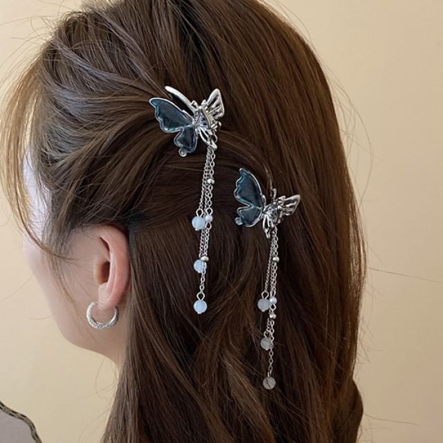 Beaded Set Butterfly Hair / Clip