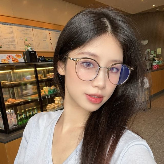 Plain Eyeglasses Round