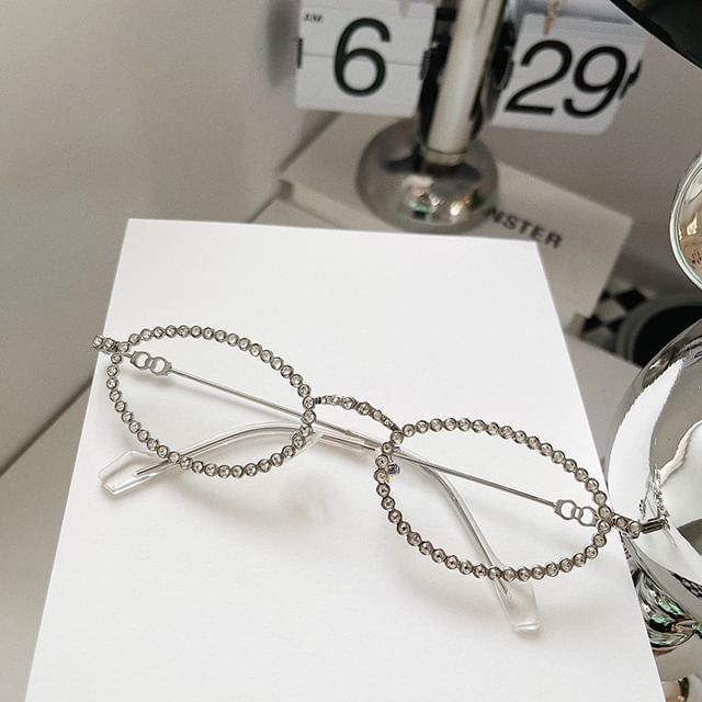 Rhinestone Cat Sunglasses Eye