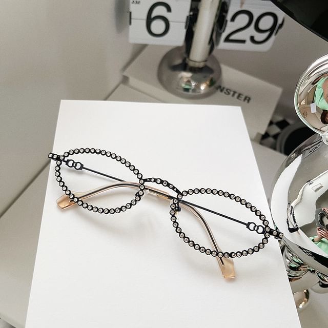 Rhinestone Cat Sunglasses Eye