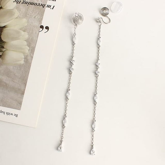 Earring Threader Alloy Rhinestone