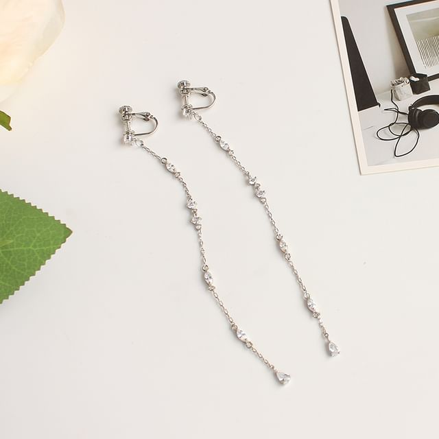 Earring Threader Alloy Rhinestone
