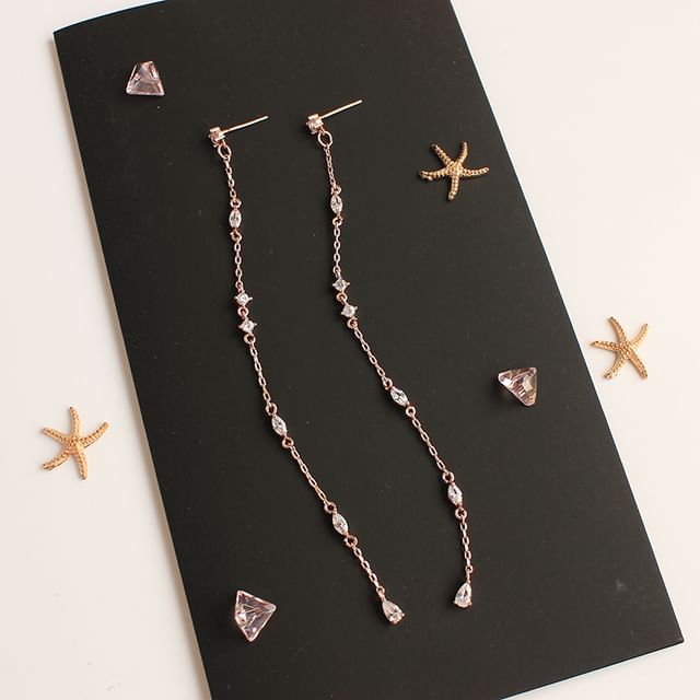 Earring Threader Alloy Rhinestone