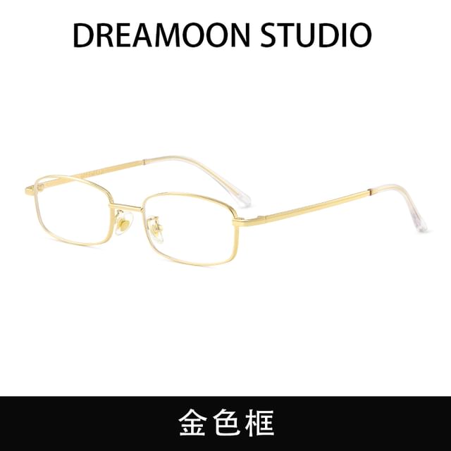 Frame Metal Blue Eyeglasses Light Blocking
