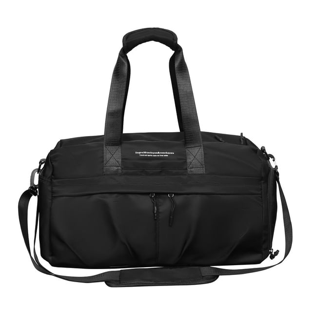 Nylon Lettering Bag Duffel