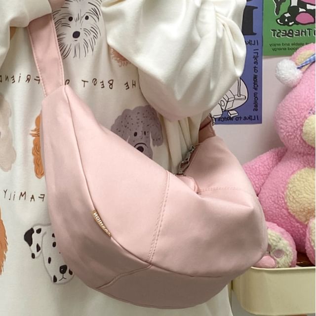 Zipper Purse With Crossbody Pouch Coin Plain