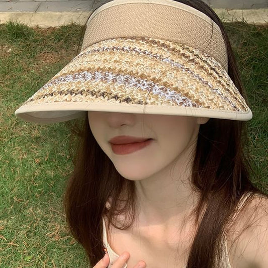 Striped Visor Sun