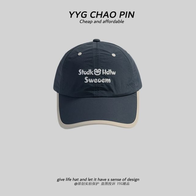 Embroidered Baseball Letter Cap