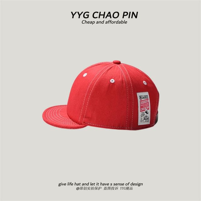 Cap Denim Applique Baseball