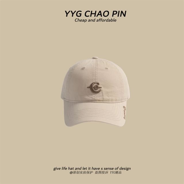 Letter Embroidered Cap Baseball