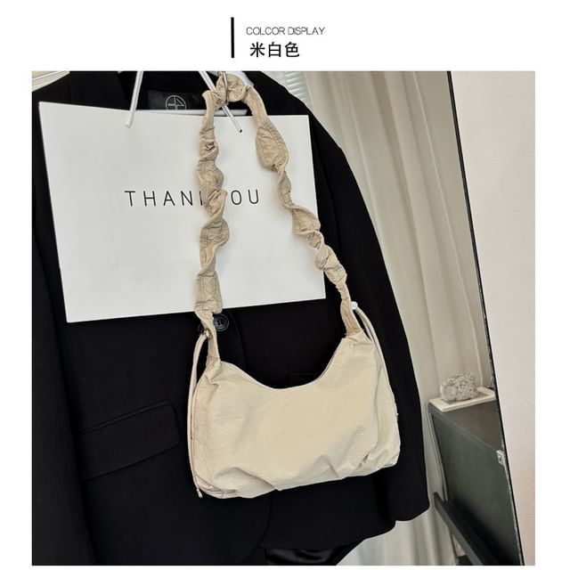 Strap Bag Crossbody Plain Ruched