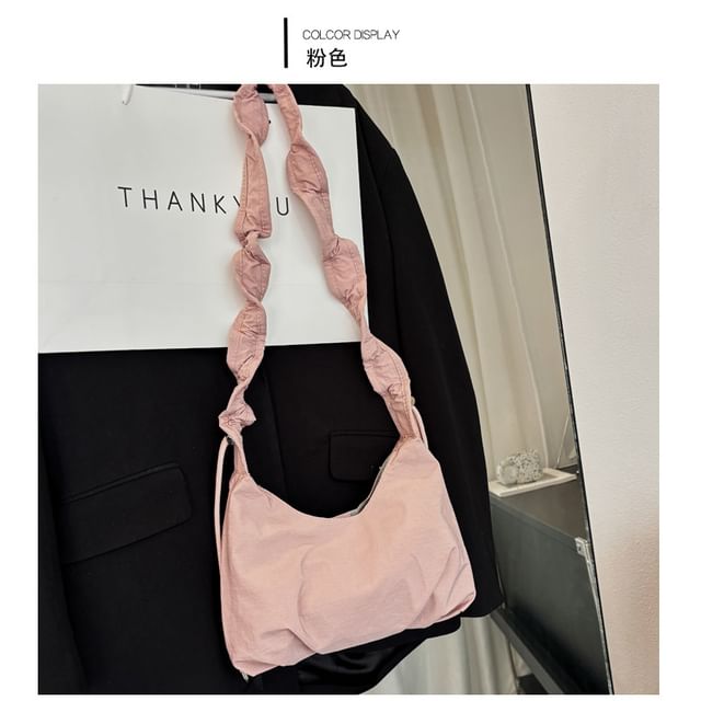 Strap Bag Crossbody Plain Ruched