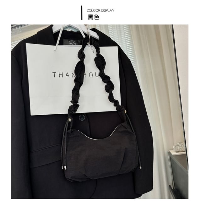 Strap Bag Crossbody Plain Ruched