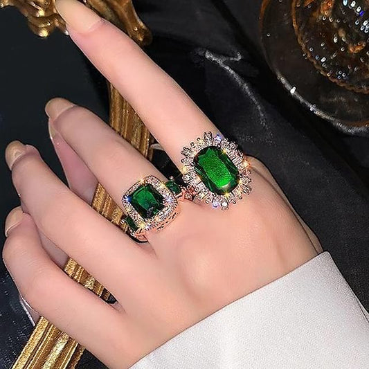 Designs) Rhinestone Open Alloy (Various Ring