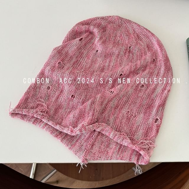 Beanie Distressed Frayed