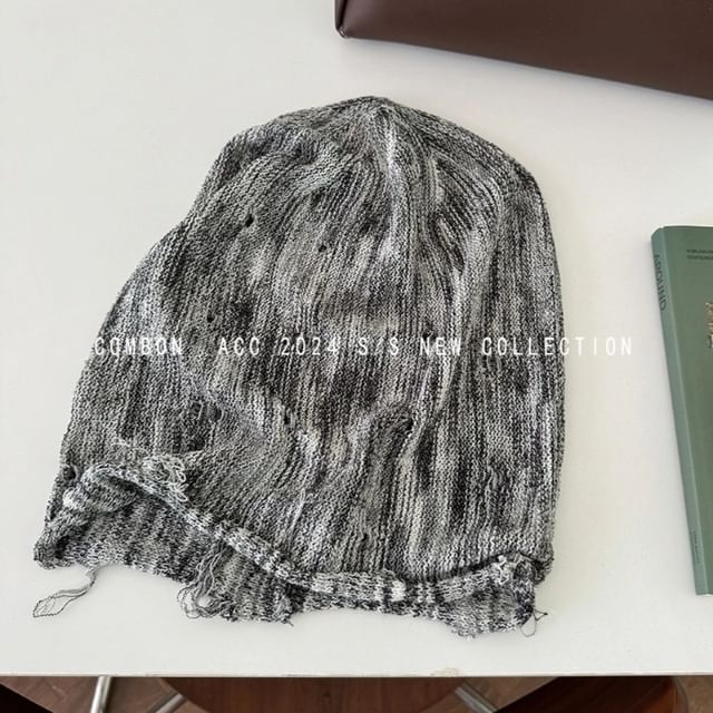 Beanie Distressed Frayed
