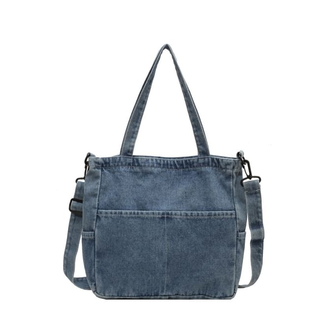 Washed Crossbody Bag Denim