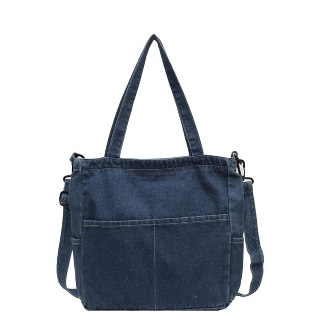 Washed Crossbody Bag Denim