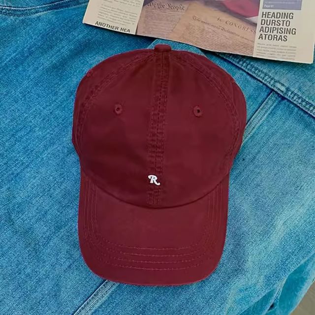 Cap Lettering Baseball Embroidered