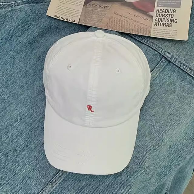 Cap Lettering Baseball Embroidered