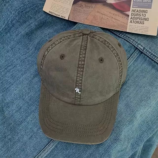 Cap Lettering Baseball Embroidered