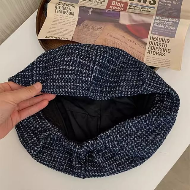Denim Beret / Newsboy Cap