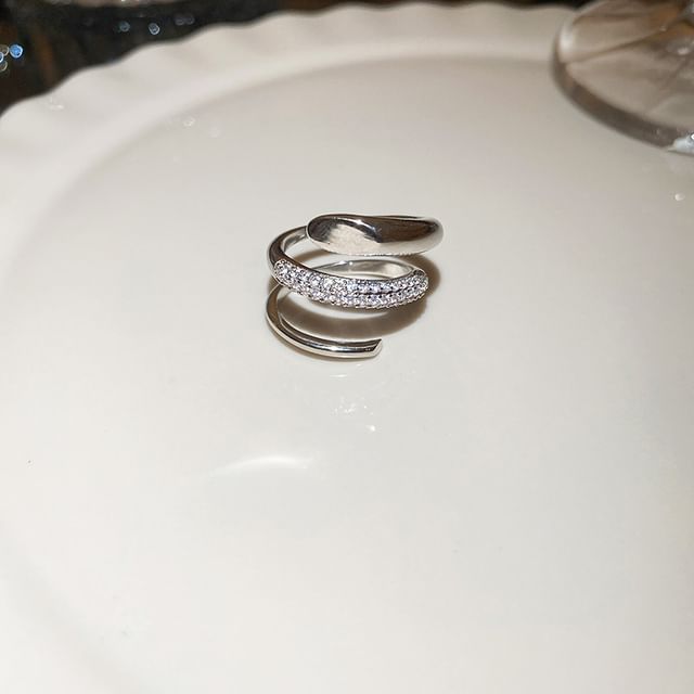 Rhinestone Ring Alloy (Various Designs)