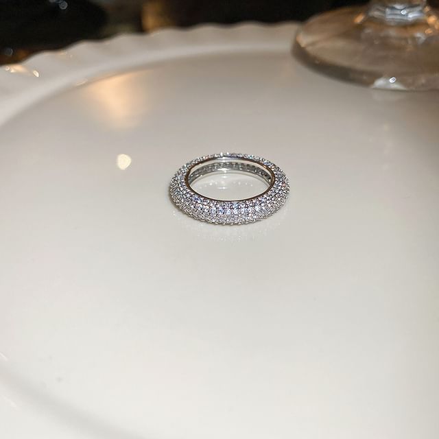 Rhinestone Ring Alloy (Various Designs)