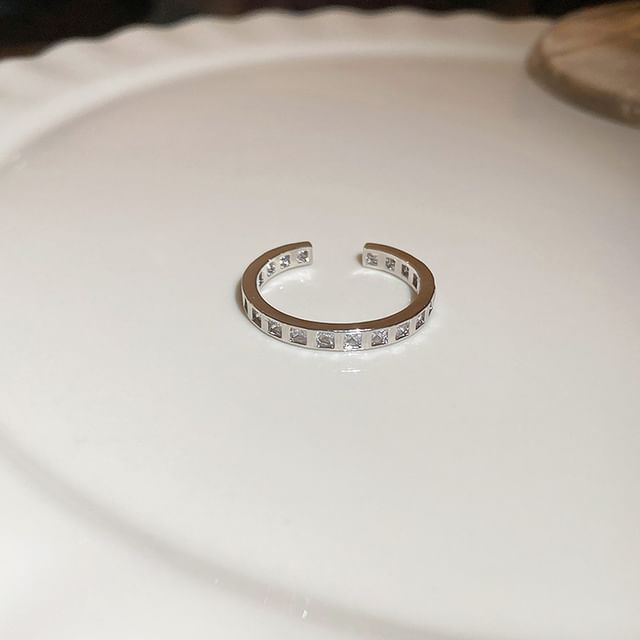 Rhinestone Alloy Ring (Various Designs)