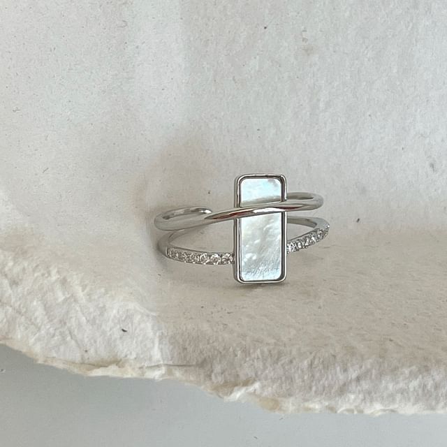 Rhinestone Alloy Ring (Various Designs)