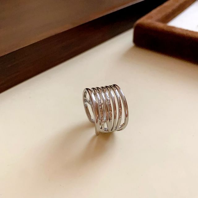 Alloy / Layered (Various Ring Open Designs) Rhinestone