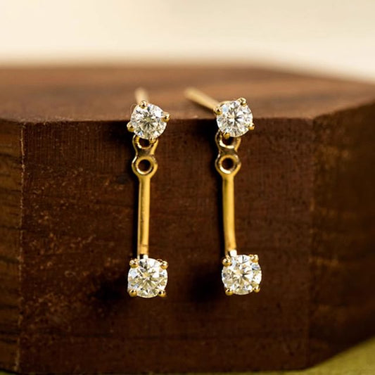 Ear Alloy Rhinestone Jacket