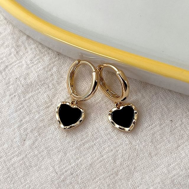 Heart Alloy Earring Drop