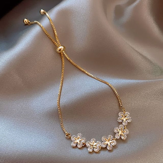 / Beaded Butterfly Rhinestone Bracelet