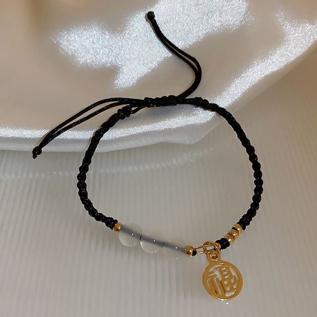 Beaded Bracelet Gemstone Rhinestone /