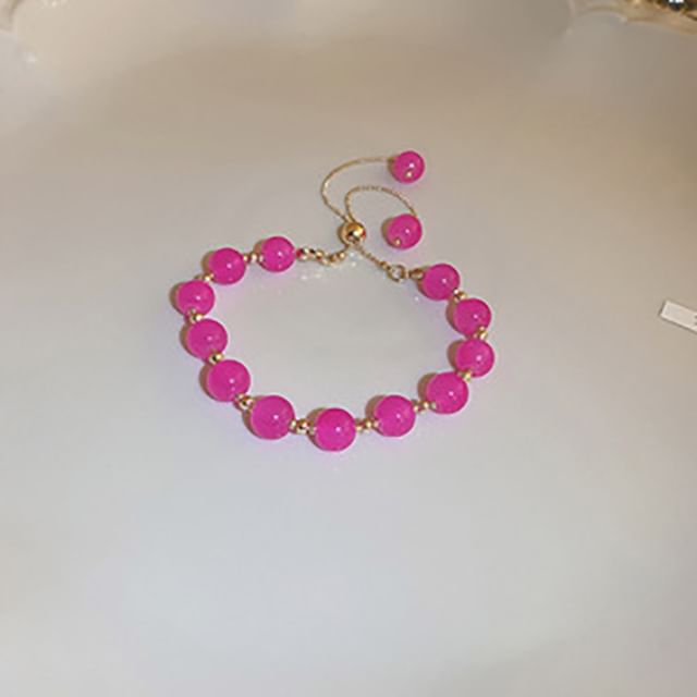 Beaded Bracelet Gemstone Rhinestone /