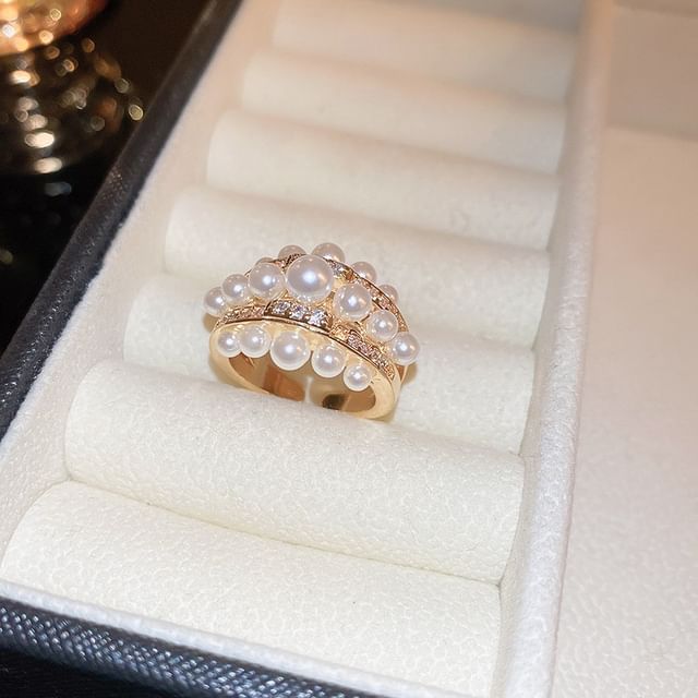 Set Ring Freshwater Pearl /