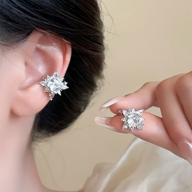 (Various Designs) Cuff Ear Rhinestone Alloy