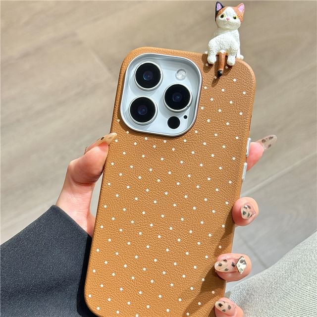 Dot Polka Case Phone Cat