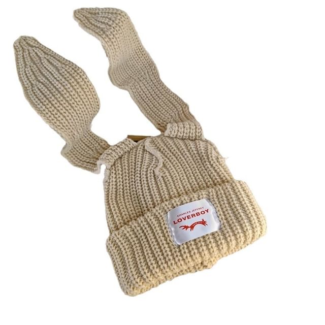 Rabbit Beanie Ear Ribbed