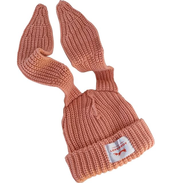 Rabbit Beanie Ear Ribbed