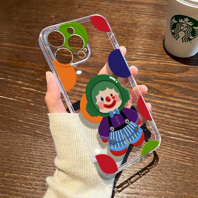 Clown Phone Transparent Case