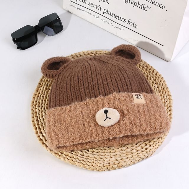 Beanie Knit Bear Ear
