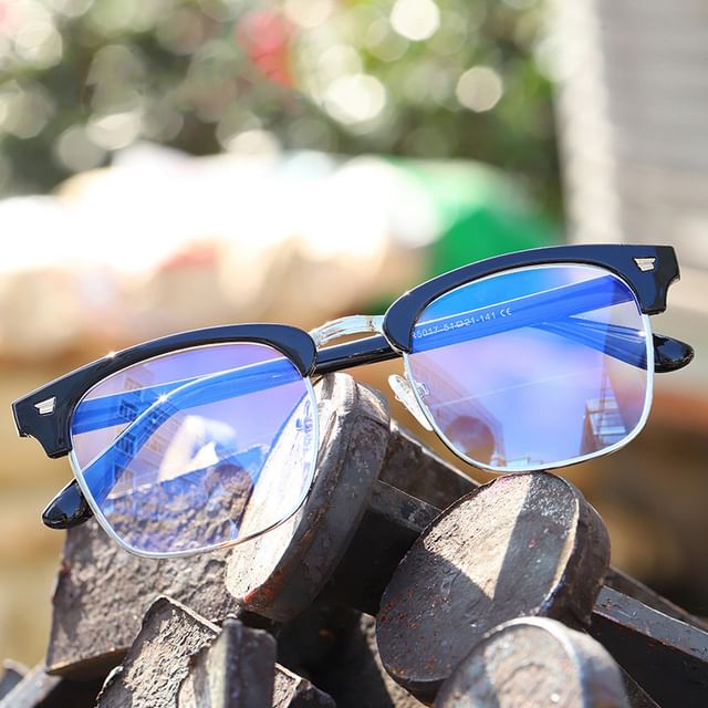 Frame Metal Vintage Eyeglasses